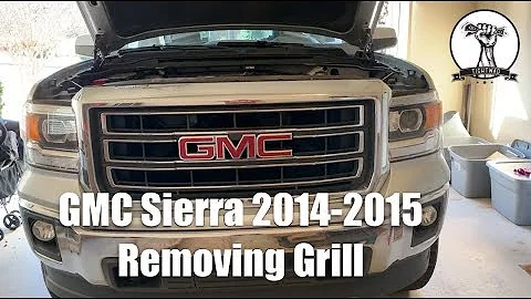 GMC SIERRA 2014 2015 : Removing The Grill