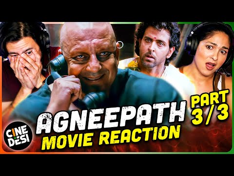 AGNEEPATH Movie Reaction! Part 3/3 | Hrithik Roshan | Sanjay Dutt | Priyanka Chopra Jonas