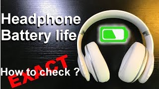 How to check the EXACT Battery Life of Bluetooth Headphones screenshot 4