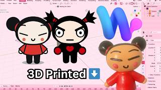 3D Printing Tutorial - Pucca And Garu With Womp3D