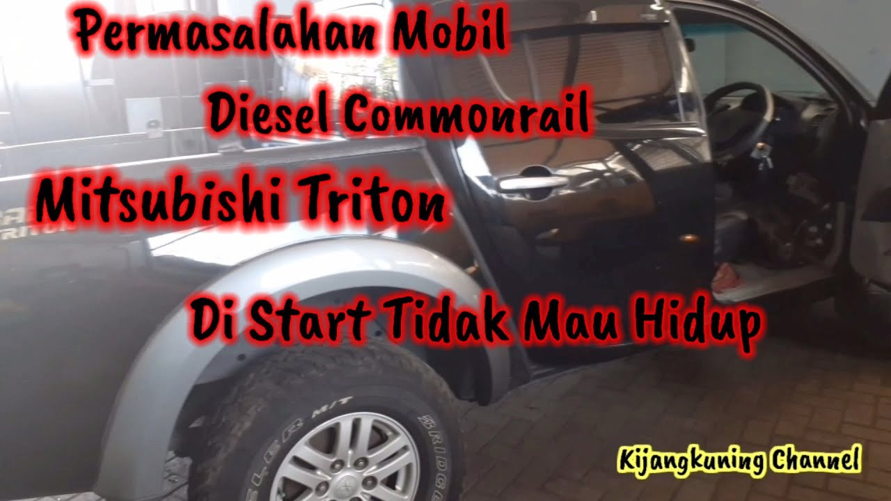 Permasalahan Mobil Diesel Commonrail Mitsubishi Srada Triton Pajero Di