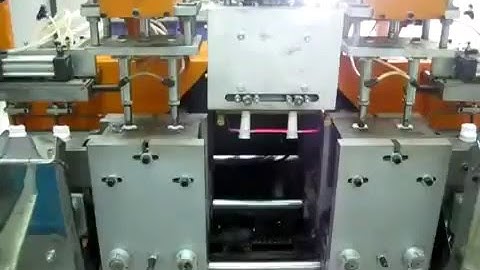 Round Bottle Automatic Deflashing Blow Molding Machine