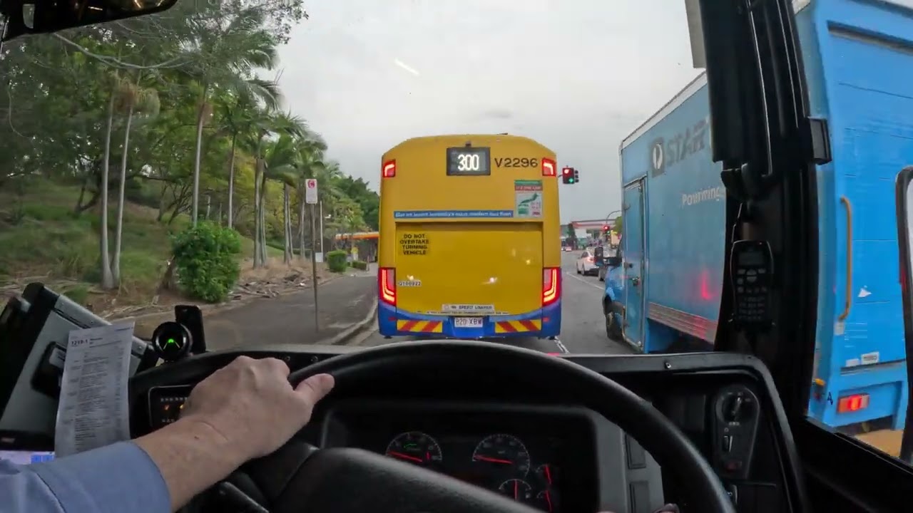 393 Teneriffe to Hospital Loop Bus Driving POV