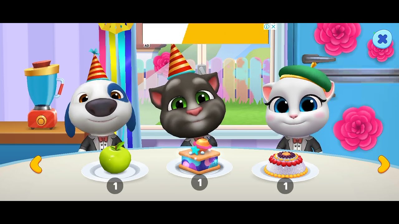 Talking tom & friends cartoon colection 3 HD ( tom , Angela, meong