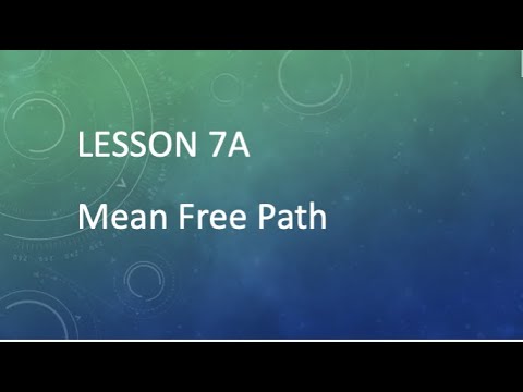 Lesson 7A Mean Free Path - YouTube