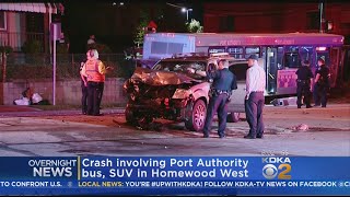 6 Injured In Crash Involving Port Authority Bus, SUV