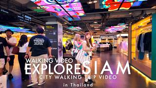 Siam Bangkok Shopping Area , Walking Trip Video / Siam Paragon, MBK Center