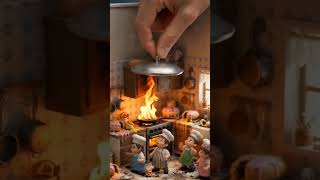 Tiny bakers. Massive fire. One giant rescue. 🔥🖐️#MiniRescue #TinyWorld #CGIAnimation #MiniatureArt