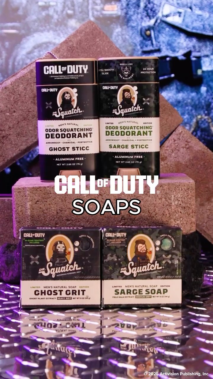 NEW: Dr. Squatch Call of Duty® Soaps! - YouTube