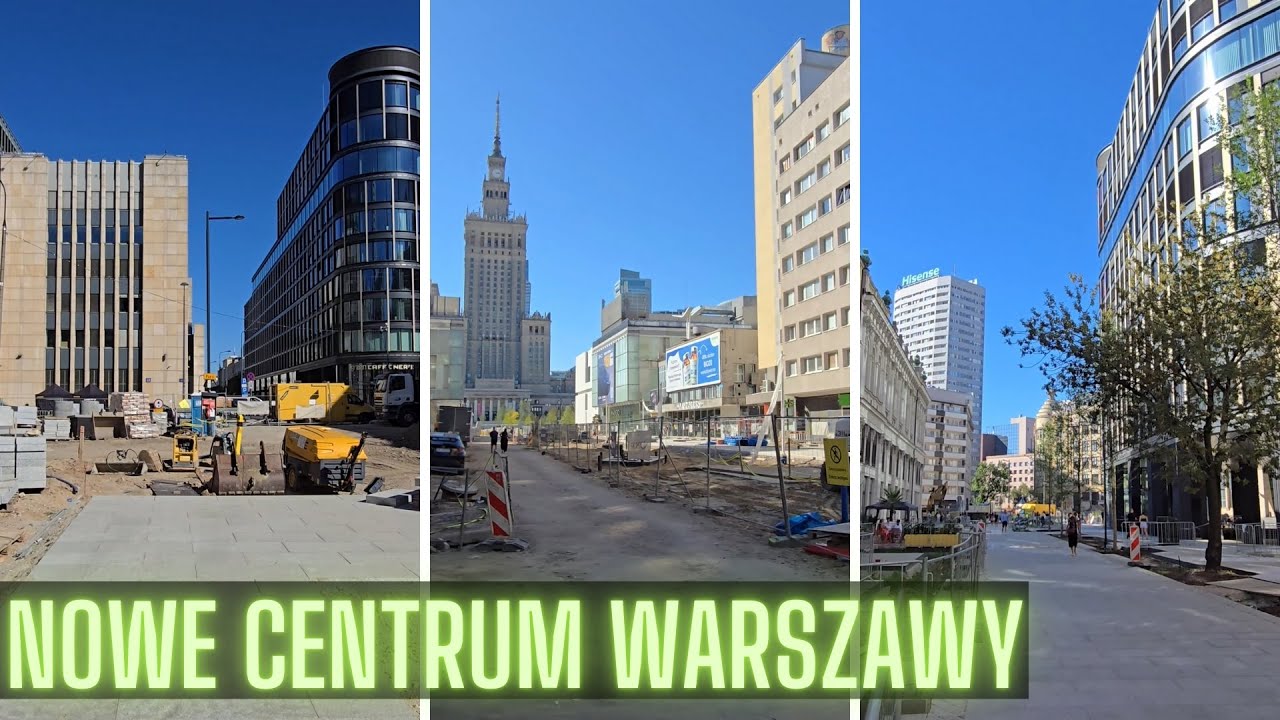Warszawa / Warsaw Nowe Centrum Warszawy Złota i Zgoda we wrześniu 2025 / Reconstruction of Złota