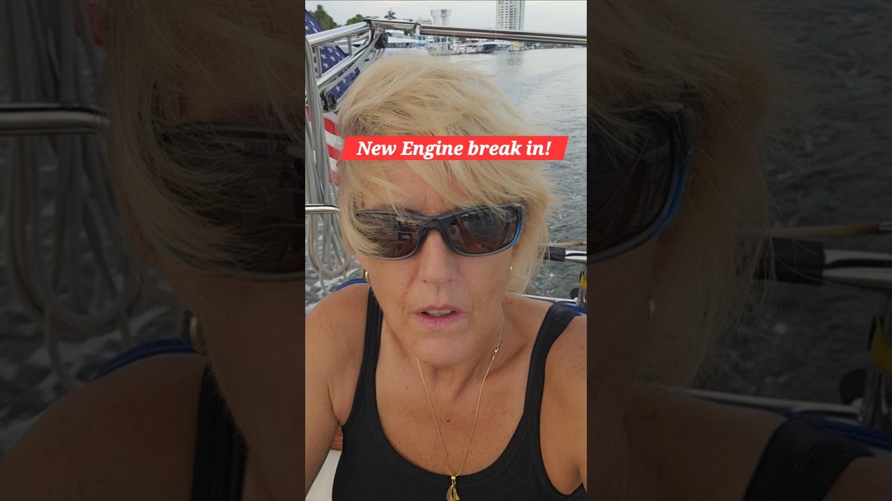 ⁣Leaving Ft Lauderdale with my new Yanmar 3YM30AE Diesel engine!