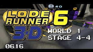 Lode Runner 6 - World 1 Stage 4-4 [0616]