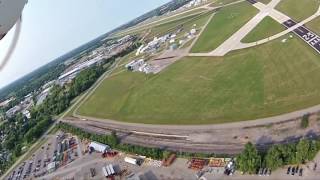 Approach to Pattern and Landing, Runway 27, Oshkosh Airventure 2014, Zoomed