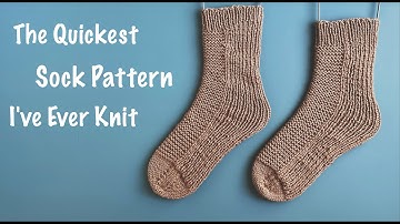 Quickest Sock Pattern I