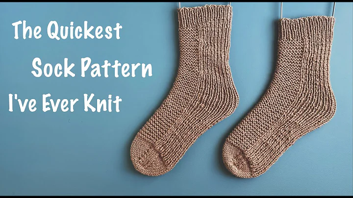 Quickest Sock Pattern I've Ever Knit | All the Details, Less Jibber-Jabber