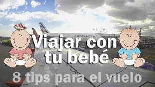 Viajar en avión con un bebé, cargos y condiciones