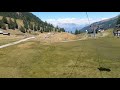 Suisse Nendaz Швейцария Нендаз канатная дорога в горах Mountain montages курорт resort