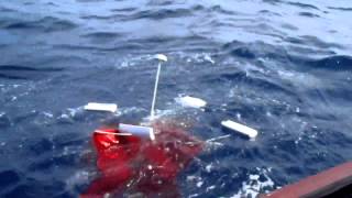 Drifter buoy release in the Ibiza Channel