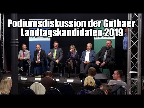 Podiumsdiskussion der Gothaer Landtagskandidaten 2019