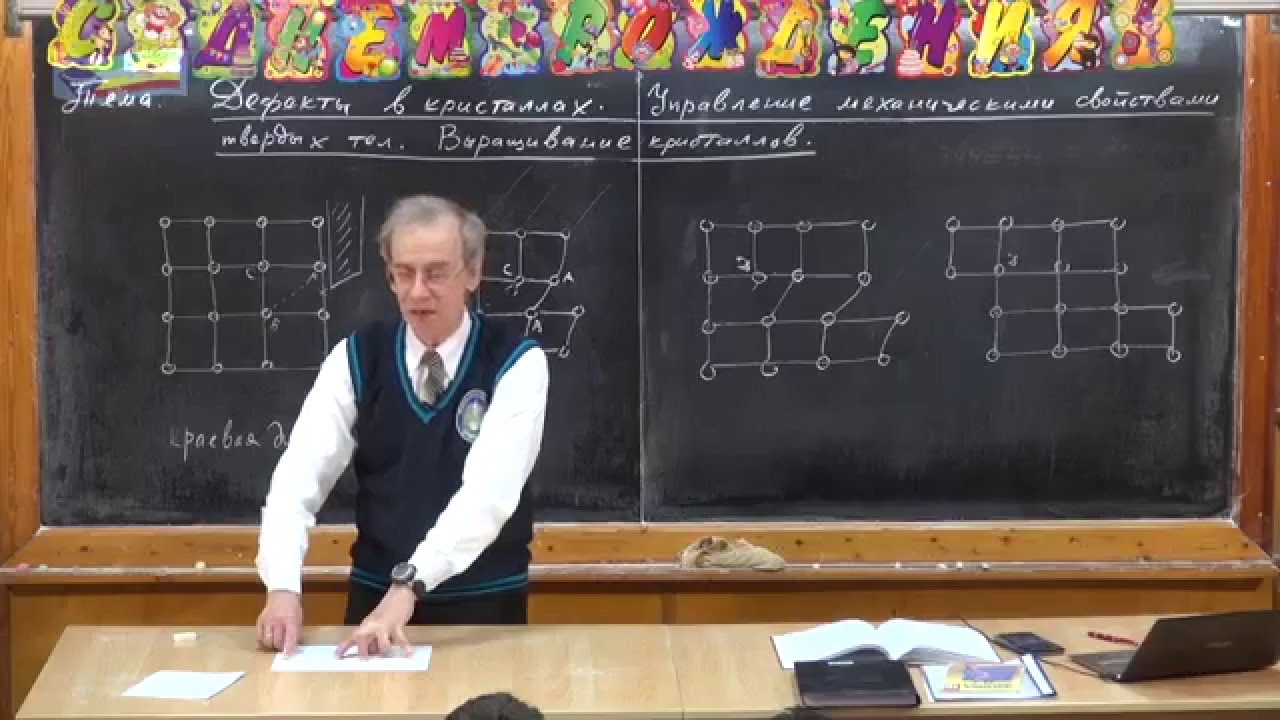 Урок 211. Дефекты в кристаллах. Управление механическими свойствами материалов