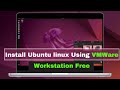 how to install ubuntu linux on vmware workstation | step by step #2024