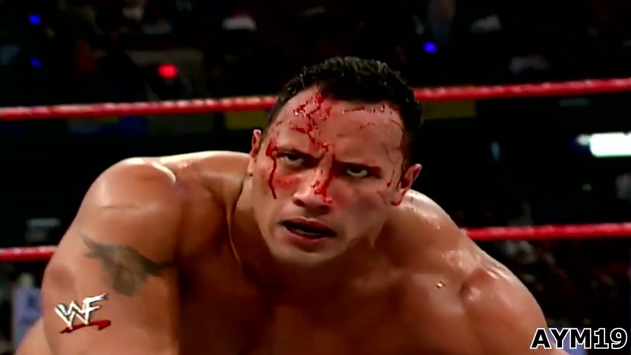 Kurt Angle vs The Rock No Mercy 2000 Highlights