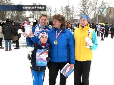 Лыжня в полежаевском парке Лыжня в полежаевском парке