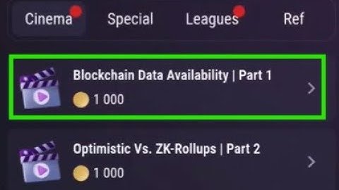 Blockchain Data Availability | Part 1 | TapSwap Code | Blockchain Data Availability | Part 1