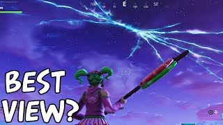 THE SKY IS FALLING! FORTNITE ROCKET LAUNCH REACTION! (FORTNITE BATTLE ROYALE ROCKET LAUNCH)