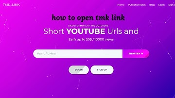 how to open TMK_LINKS // open in two steps// best shortner//site link in description