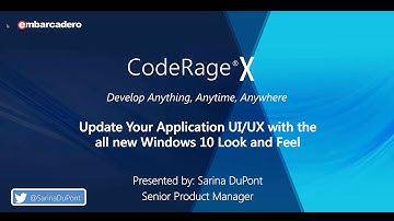 #4 - Update Your Apps UI/UX with the All New Windows 10 Look and Feel