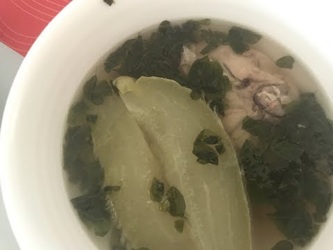 How to prepare moringa chayote chicken soup