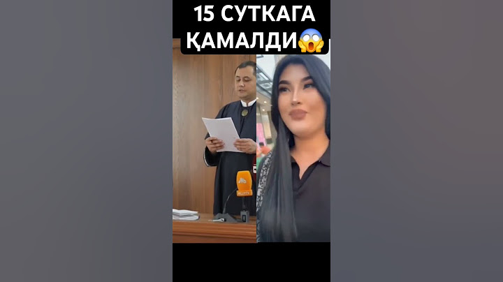 ВИЛОЯТНИ СУКИБ ЧИҚҚАН ҚИЗ 15 СУТКАГА КЕТТИ ‼️