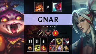 Gnar Mid vs Yone - VN Grandmaster Patch 25.12