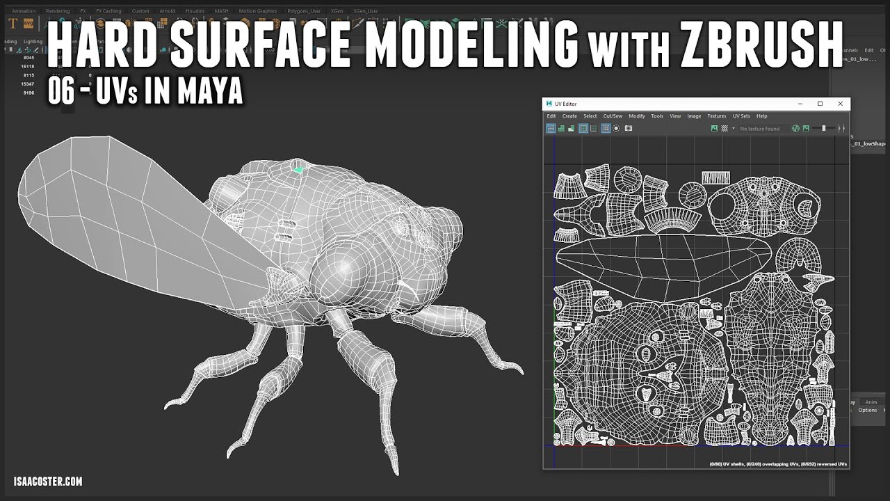 mastering hard-surface modeling with zbrush and maya