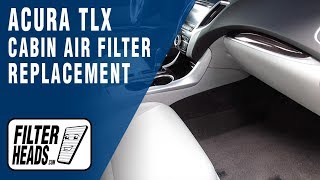 How to Replace Cabin Air Filter 2015 Acura TLX