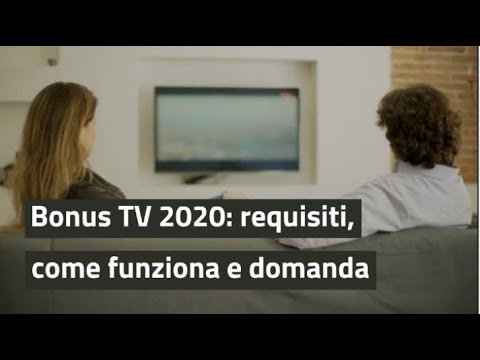 Bonus TV 2020: requisiti, come funziona e domanda