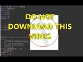 I made a SELF REPLICATING VIRUS and used it INFECT MY COMPUTER