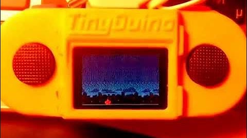 TinyInvaders game won screen