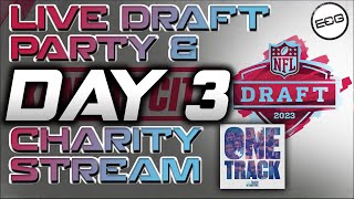 LIVE 2023 NFL Draft DAY 3 Watch-Along & Reactions - Charity Stream (OneTrack Int.) JERSEY GIVEAWAY