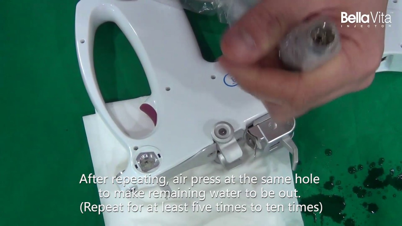 Bellavita Injector Gun cleaning - YouTube