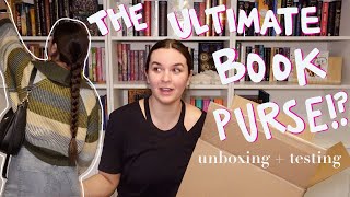 The ultimate BOOK purse!?🧐📚👜Testing the TikTok viral book purse✨👜