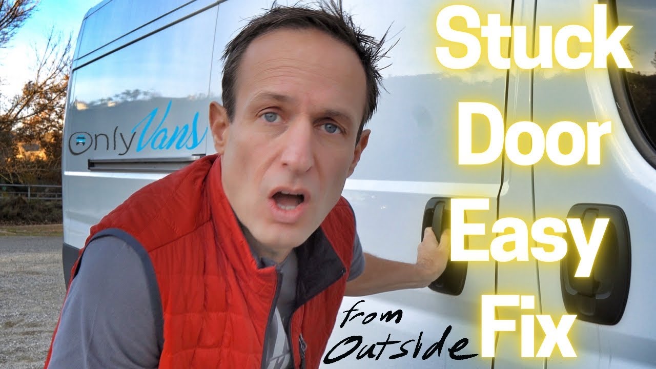 Stuck Side Door Ram Promaster Easy Fix to Open from Outside YouTube
