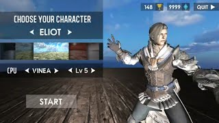 [True Masters] Eliot [Water] vs Vinea [Water] CPU Level 5, New Level 2 Attack (BETA)