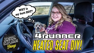 Add Heated Seats To ANY Toyota 4Runner! 🔥