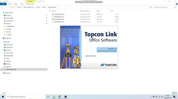 Mengolah data total station dengan Topcon Link #topconlink #downloaddatatstopcon