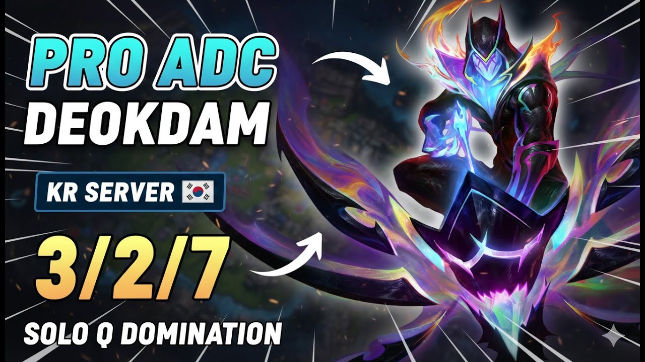 Обзор игры Deokdam ADC | Корейский гроссмейстер | Варус Эш |