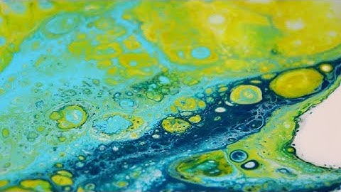 Color Theory Color Mixing Acrylic Fluid Paint Pour NO MUD!!!