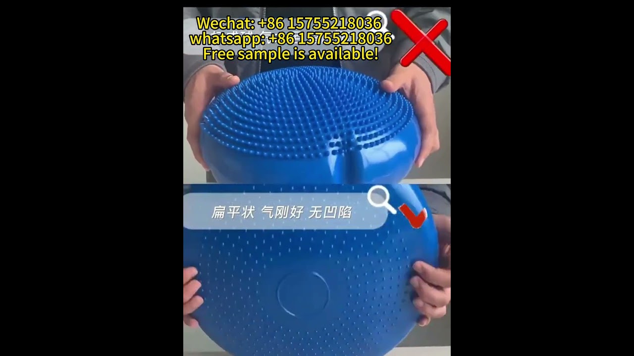 Inflated Durable Fitness Yoga Balance Pad Foot Massage Wobble Cushion