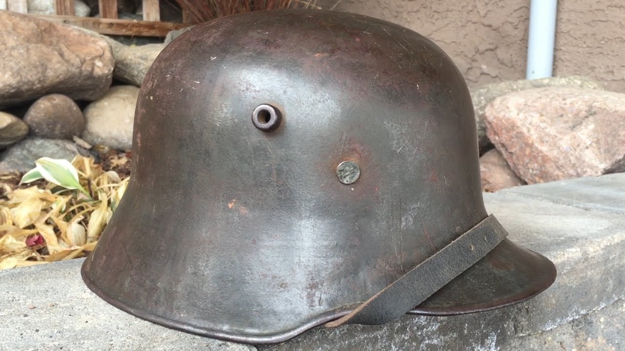 My WW1 AND WW2 German Transitional M18 Helmet YouTube